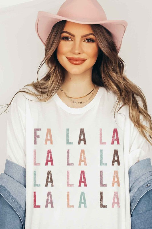 Fa La La Christmas Plus Size Tee