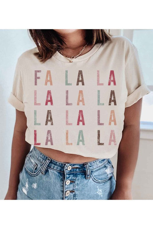 Fa La La Christmas Plus Size Tee