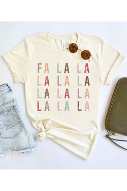 Fa La La Christmas Plus Size Tee