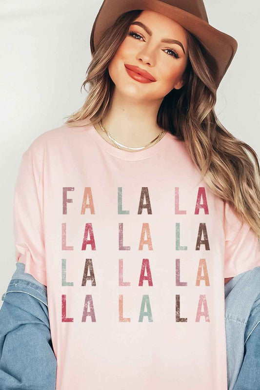 Fa La La Christmas Plus Size Tee