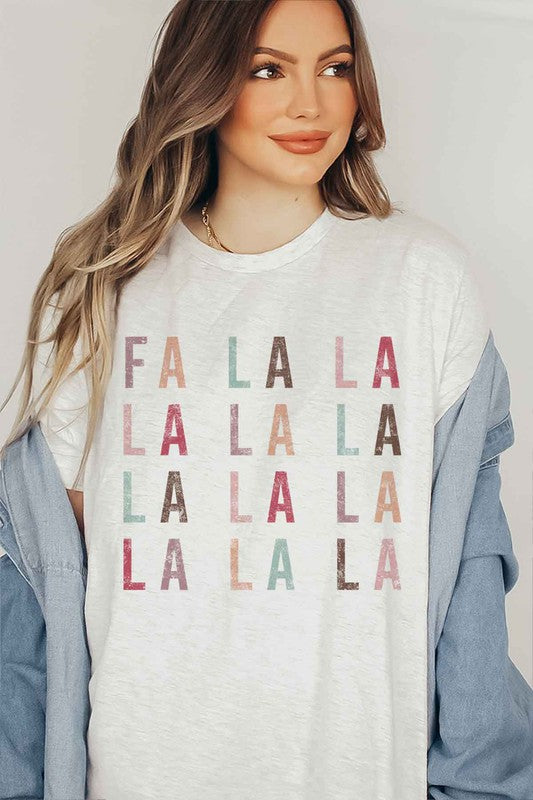 Fa La La Christmas Plus Size Tee