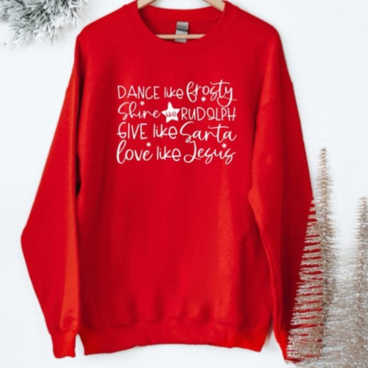 Give Like Santa Sweatshirt