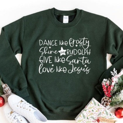 Give Like Santa Sweatshirt