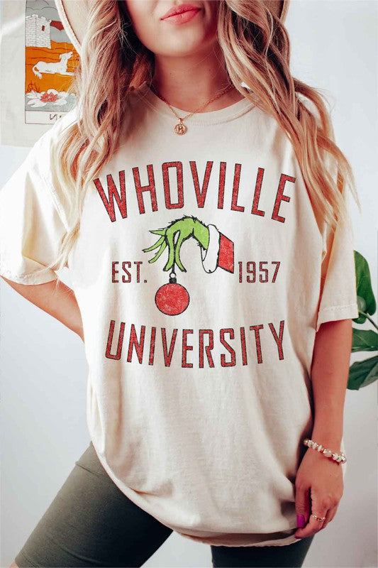 WHOVILLE UNIVERSITY GRAPHIC PLUS SIZE TEE