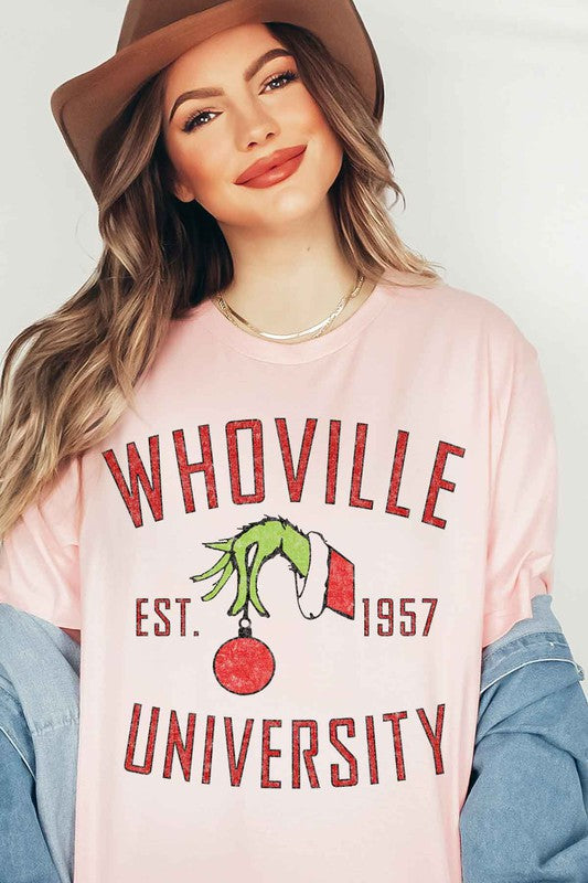 WHOVILLE UNIVERSITY GRAPHIC PLUS SIZE TEE