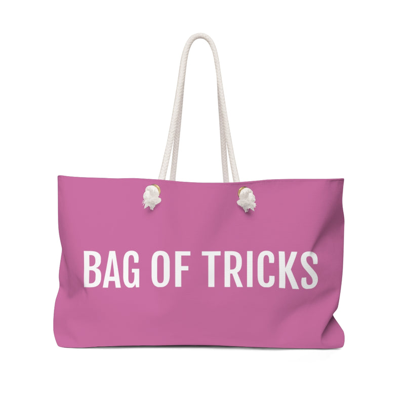 BAG OF TRICKS Weekender Bag Pink