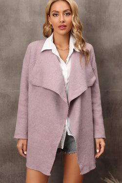 Waterfall Longline Cardigan with Pockets