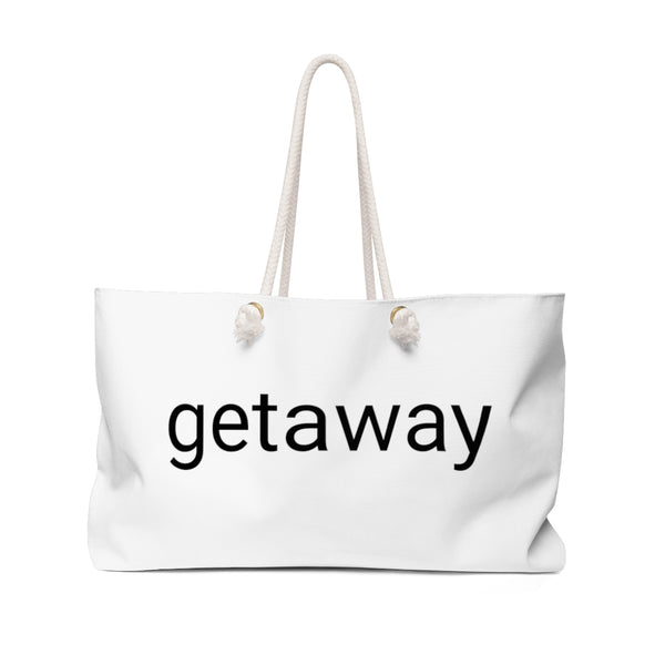 GETAWAY Weekender Bag White