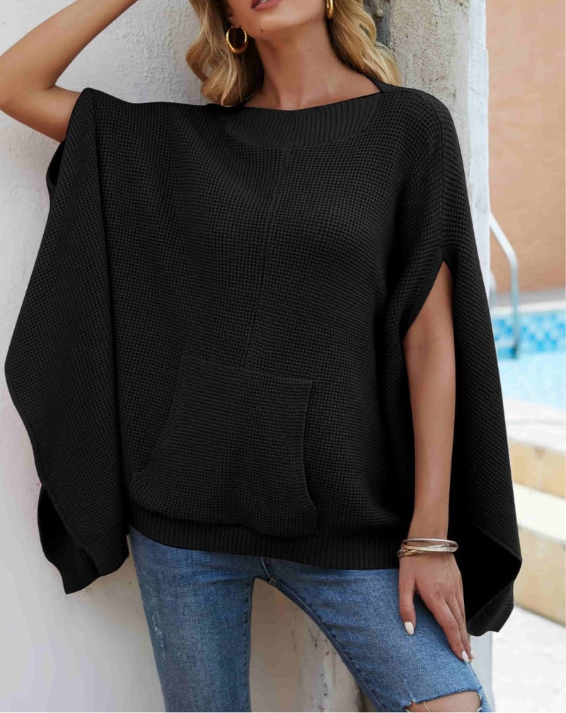 Cloak Sleeve Sweater