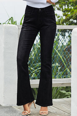 Flare High Rise Skinny Jeans - Midwood Mix